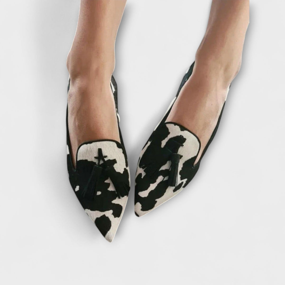 Julia Animal Print Tassel Loafers