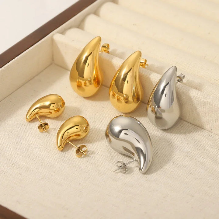 LAUREL – GOLD-PLATED WATER DROPS