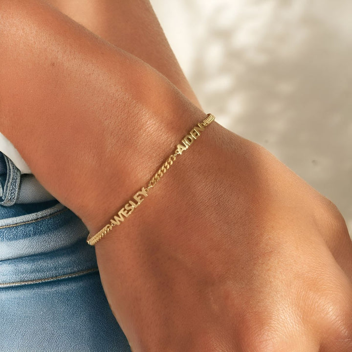 LUCILLE – PERSONALISED NAME BRACELET