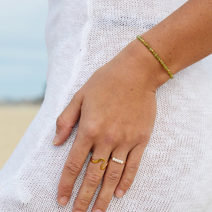 ELISE – PEARL ACCENT RING